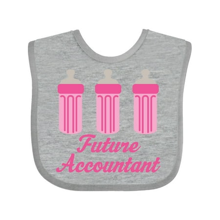 Inktastic Future Accountant Baby Girl Gift Baby Girl Bib