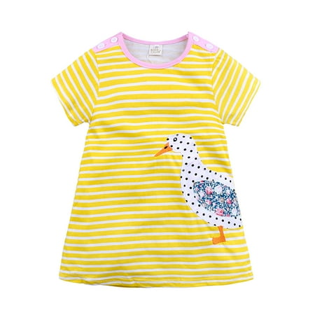 QWERTYU Infant Baby Toddler Child Children Kids Short Sleeve Sundress for Girl Summer Dress Animal Dresses 18M-6Y
QWERTYU Infant Baby Toddler Child Children Kids Short Sleeve Sundress for Girl Summer Dress Animal Dresses 18M-6Y