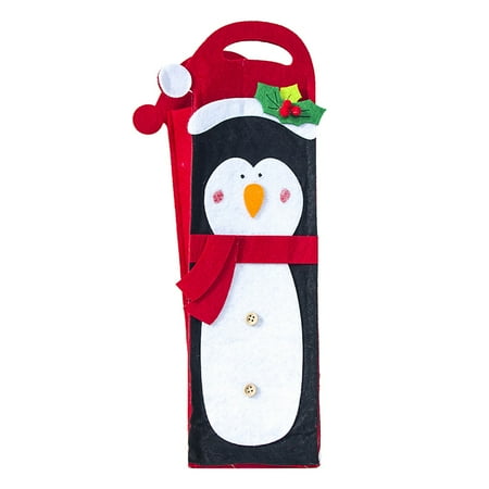 Outfmvch christmas decorations home decor Christmas New Fabric Penguin Christmas Bottle Sleeve Portable Santa Champagne Bottle Bag
Outfmvch christmas decorations home decor Christmas New Fabric Penguin Christmas Bottle Sleeve Portable Santa Champagne Bottle Bag