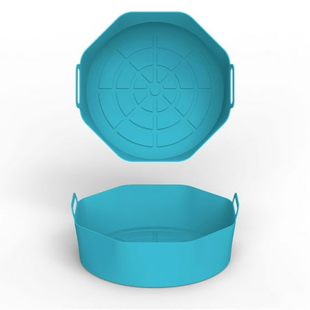 Glonme Liner Reusable Silicone Pot Air Fryer Accessories Mat Heat Resistant Easy Cleaning Frying Pan Kitchen Tool Round Blue
Glonme Liner Reusable Silicone Pot Air Fryer Accessories Mat Heat Resistant Easy Cleaning Frying Pan Kitchen Tool Round Blue