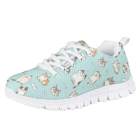 Suhoaziia Sneakers for Girls Exercise Walking Children Low Top Cartoon Cat Graphic Print Shoes Comfortable Rubber Flats School Preppy Lace Up Footwear Size 4
Suhoaziia Sneakers for Girls Exercise Walking Children Low Top Cartoon Cat Graphic Print Shoes Comfortable Rubber Flats School Preppy Lace Up Footwear Size 4