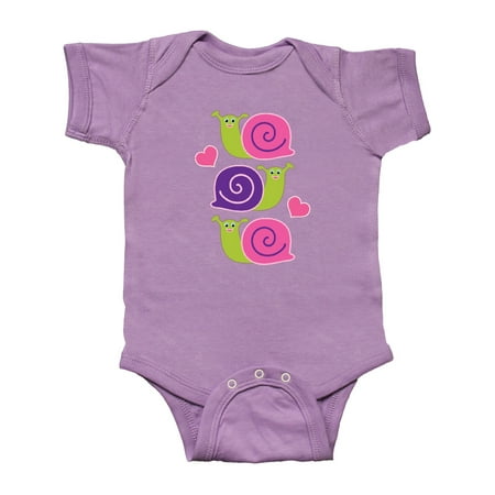 Inktastic Snail Lover Girl Garden Snails Gift Baby Girl Bodysuit