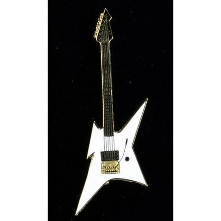 Harmony Jewelry BC Rich Ironbird Electric Guitar in Gold and White