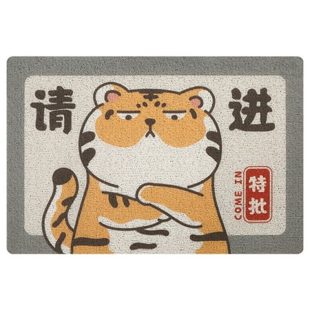 HEMOTON Adorable Tiger Printed Entry Doormat Lovely Pattern Floor Cushion Water Absorption Carpet
HEMOTON Adorable Tiger Printed Entry Doormat Lovely Pattern Floor Cushion Water Absorption Carpet