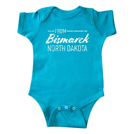 Inktastic From Bismarck North Dakota in White Distressed Text Gift Baby Boy or Baby Girl Bodysuit
Inktastic From Bismarck North Dakota in White Distressed Text Gift Baby Boy or Baby Girl Bodysuit