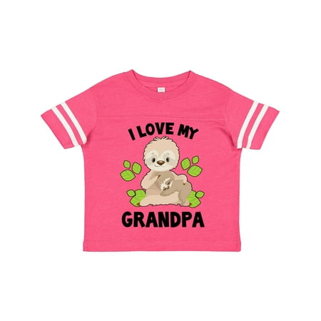 Inktastic Cute Sloth I Love My Grandpa with Green Leaves Gift Toddler Boy or Toddler Girl T-Shirt
Inktastic Cute Sloth I Love My Grandpa with Green Leaves Gift Toddler Boy or Toddler Girl T-Shirt