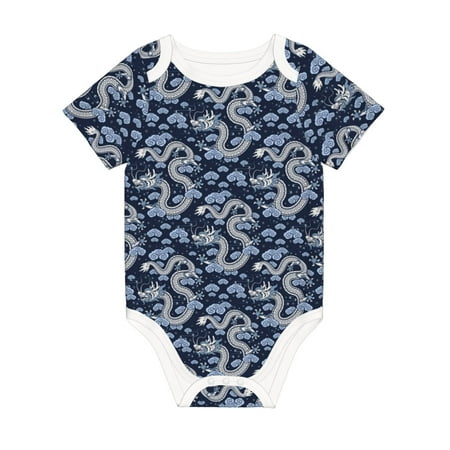 Matuu Dragon for Baby Short-Sleeve Bodysuit Soft Cotton Comfortable and Breathable Perfect for Newborns and Infants
Matuu Dragon for Baby Short-Sleeve Bodysuit Soft Cotton Comfortable and Breathable Perfect for Newborns and Infants