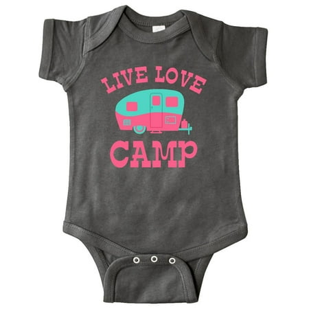 Inktastic Live Love Camp RV Gift Baby Girl Bodysuit