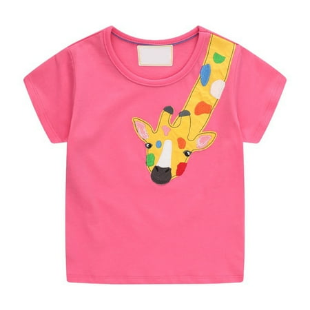 Bullpiano Toddler Girls Short Sleeve Tee Shirts Blouse Children Cotton T-Shirt Tops 2-7T
Bullpiano Toddler Girls Short Sleeve Tee Shirts Blouse Children Cotton T-Shirt Tops 2-7T