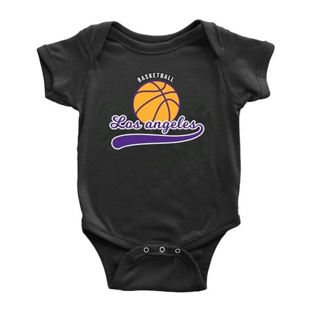 Cute Los Angeles Baby Outfits Basketball Fan Sports Baby Clothes (Black 6-12 Monthes)
Cute Los Angeles Baby Outfits Basketball Fan Sports Baby Clothes (Black 6-12 Monthes)