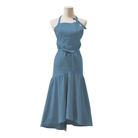Retro Style Fashion Women Apron Cotton For Kitchen Housework Florist Cafe Baking