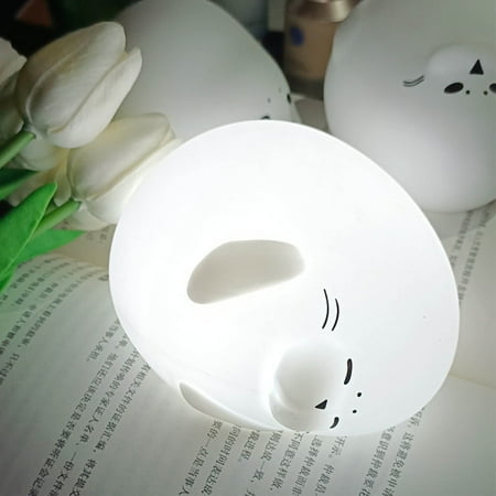 WMYBD Night Lights Seals Silicone Night Light Mini Rechargeable Plug-in Bedroom Soft Light Eye Protection Bedside Lamp Patting Lamp Gfits
WMYBD Night Lights Seals Silicone Night Light Mini Rechargeable Plug-in Bedroom Soft Light Eye Protection Bedside Lamp Patting Lamp Gfits