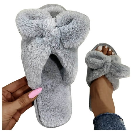 A1 new home gifts for home Women s Fashion Bowknot Warm Pure Color Comfortable Plush Cotton Slippers Furry Grey
A1 new home gifts for home Women s Fashion Bowknot Warm Pure Color Comfortable Plush Cotton Slippers Furry Grey