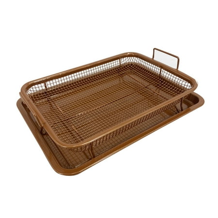 Aousin Stainless Steel French Fries Basket Square Frying Colander Air Fryer Accessories (Bronze)
Aousin Stainless Steel French Fries Basket Square Frying Colander Air Fryer Accessories (Bronze)