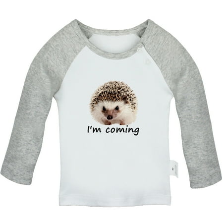 I m Coming Funny T shirt For Baby Newborn Babies Animal Hedgehog Cute T-shirts Infant Tops 0-24M Kids Graphic Tees Clothing (Long Gray Raglan T-shirt 12-18 Months)
I m Coming Funny T shirt For Baby Newborn Babies Animal Hedgehog Cute T-shirts Infant Tops 0-24M Kids Graphic Tees Clothing (Long Gray Raglan T-shirt 12-18 Months)