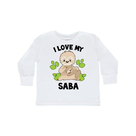 Inktastic Cute Sloth I Love My Saba with Green Leaves Gift Toddler Boy or Toddler Girl Long Sleeve T-Shirt
Inktastic Cute Sloth I Love My Saba with Green Leaves Gift Toddler Boy or Toddler Girl Long Sleeve T-Shirt