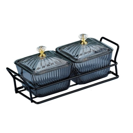 Divided Serving Dishes Snacks Platter Condiment Tray Seasoning Jars Dried Fruit Tray Appetizer Serving Tray for Dining Room Parties Buffet 2 Bowls Black
Divided Serving Dishes Snacks Platter Condiment Tray Seasoning Jars Dried Fruit Tray Appetizer Serving Tray for Dining Room Parties Buffet 2 Bowls Black