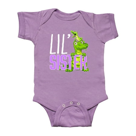 Inktastic Lil Sister with Cute Green Alligators Gift Baby Boy or Baby Girl Bodysuit
Inktastic Lil Sister with Cute Green Alligators Gift Baby Boy or Baby Girl Bodysuit