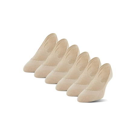 PEDS Women s Extreme Low Cut Padded Foot Liner with Gel Tab 6 Pairs