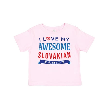 Inktastic Slovakia Awesome Slovakian Family Gift Toddler Boy or Toddler Girl T-Shirt 
Inktastic Slovakia Awesome Slovakian Family Gift Toddler Boy or Toddler Girl T-Shirt