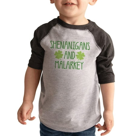 7 ate 9 Apparel Kid s St. Patrick s Day Shirts - Shenanigans and Malarkey Grey Shirt 5T
7 ate 9 Apparel Kid s St. Patrick s Day Shirts - Shenanigans and Malarkey Grey Shirt 5T