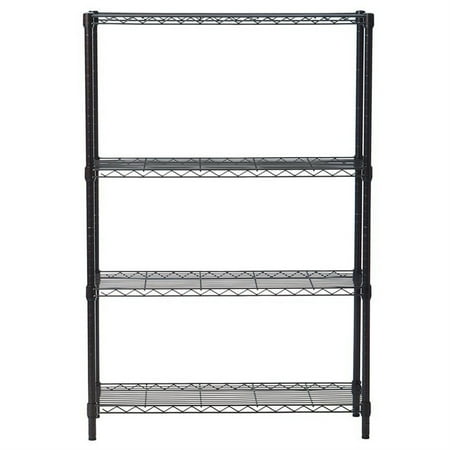 Cfowner 4 Tier Adjustable Storage Shelf Metal Storage Rack Wire Shelving Unit Storage Shelves Metal 660Lbs Capacity 35.4 L x 13.8 W x 55.1 H for Pantry Closet Kitchen Laundry Black
Cfowner 4 Tier Adjustable Storage Shelf Metal Storage Rack Wire Shelving Unit Storage Shelves Metal 660Lbs Capacity 35.4 L x 13.8 W x 55.1 H for Pantry Closet Kitchen Laundry Black