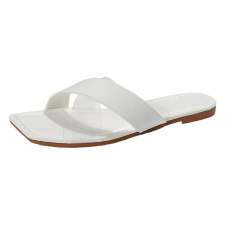 GHSOHS Womens Sandals Large Size Shoes for Women Slippers Flip Flops Orthopedic Sandals LadiesSummer Transparent Square Head Flat Bottom Soft Bottom Outside Slippers Casual Shoes 38
GHSOHS Womens Sandals Large Size Shoes for Women Slippers Flip Flops Orthopedic Sandals LadiesSummer Transparent Square Head Flat Bottom Soft Bottom Outside Slippers Casual Shoes 38