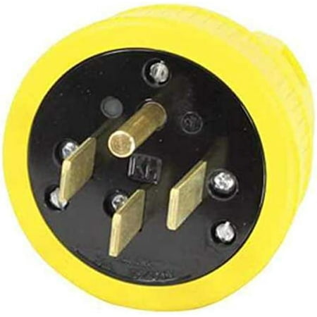(125/250VAC 50A) 4 Wire Industrial Flip Seal Straight Plug