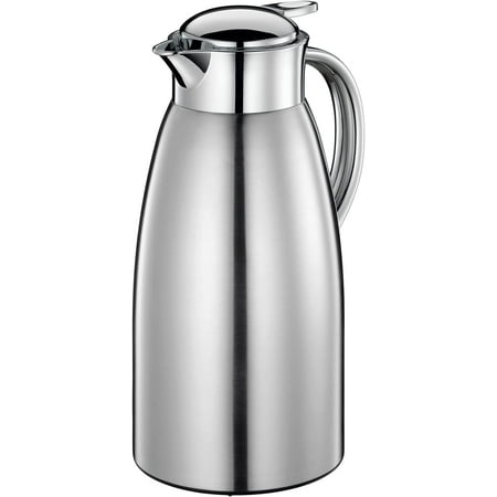 Triest Stainless Steel Double Wall Insulated Beverage Server 68 Ounce Brushed Stainless
Triest Stainless Steel Double Wall Insulated Beverage Server 68 Ounce Brushed Stainless