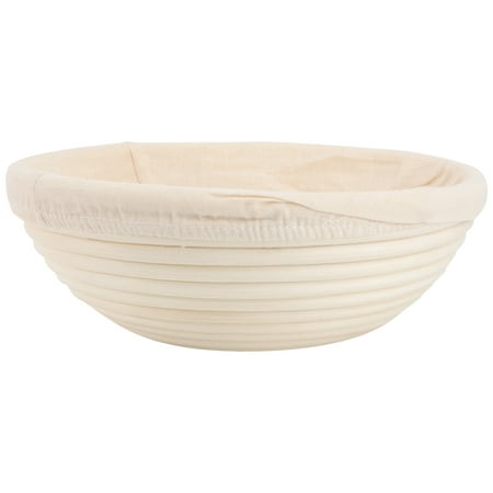 Homemaxs Rattan Dough Proofing Basket Bread Making Loaf Dough Rising Basket Bread Baking Tool with Cloth Liner - 22x8cm
Homemaxs Rattan Dough Proofing Basket Bread Making Loaf Dough Rising Basket Bread Baking Tool with Cloth Liner - 22x8cm