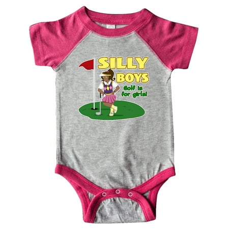 Inktastic Silly Boys Golf is for Girls with Dark Haired Golfer Gift Baby Boy or Baby Girl Bodysuit
Inktastic Silly Boys Golf is for Girls with Dark Haired Golfer Gift Baby Boy or Baby Girl Bodysuit