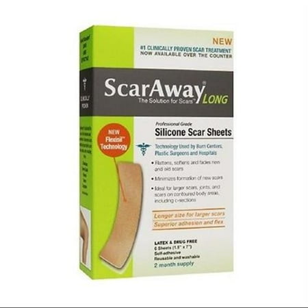 scaraway scar silicone sheets ea grade professional