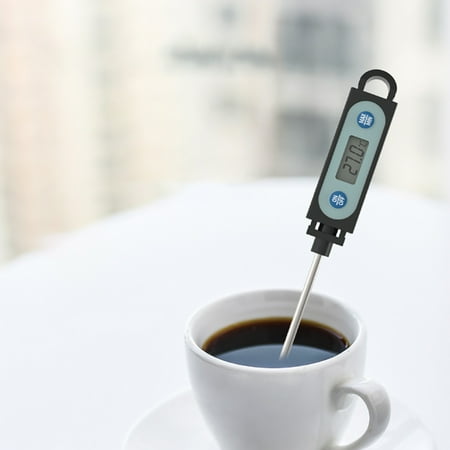 EUBUY Electronic Digital Food Thermometer Kitchen Baked Goods Stainless Steel Instant Read Water Thermometer for Red Wine Tea Cold Drinks Black
EUBUY Electronic Digital Food Thermometer Kitchen Baked Goods Stainless Steel Instant Read Water Thermometer for Red Wine Tea Cold Drinks Black