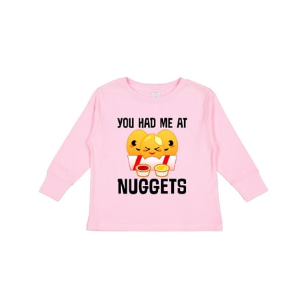 Inktastic You Had Me at Nuggets Gift Toddler Boy or Toddler Girl Long Sleeve T-Shirt
Inktastic You Had Me at Nuggets Gift Toddler Boy or Toddler Girl Long Sleeve T-Shirt