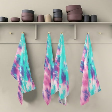 SKYSONIC 1 Pack Tie Dyed Cotton Fabric Kitchen Towels Soft Absorbent Dish Towels Reusable Tea Towels Set 28 x 18 Inch
SKYSONIC 1 Pack Tie Dyed Cotton Fabric Kitchen Towels Soft Absorbent Dish Towels Reusable Tea Towels Set 28 x 18 Inch