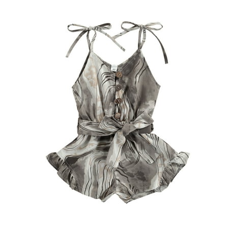 IZhansean Summer Fashion Kids Girls Jumpsuits Tie-Dye Printed Strapless Single Breasted Bow Belt Rompers 3 Colors Gray 3-4 Years
IZhansean Summer Fashion Kids Girls Jumpsuits Tie-Dye Printed Strapless Single Breasted Bow Belt Rompers 3 Colors Gray 3-4 Years