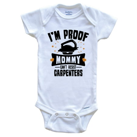 Funny Carpentry Baby Bodysuit - I m Proof Mommy Can t Resist Carpenters Baby Bodysuit
Funny Carpentry Baby Bodysuit - I m Proof Mommy Can t Resist Carpenters Baby Bodysuit