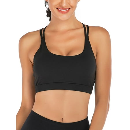 FANNYC Strappy Longline Sports Bra For Women Sexy Crisscross Back Medium Support Impact Yoga Bra Removable Pad Yoga Running Gym Workout Fitness Activewear Tops Bras
FANNYC Strappy Longline Sports Bra For Women Sexy Crisscross Back Medium Support Impact Yoga Bra Removable Pad Yoga Running Gym Workout Fitness Activewear Tops Bras