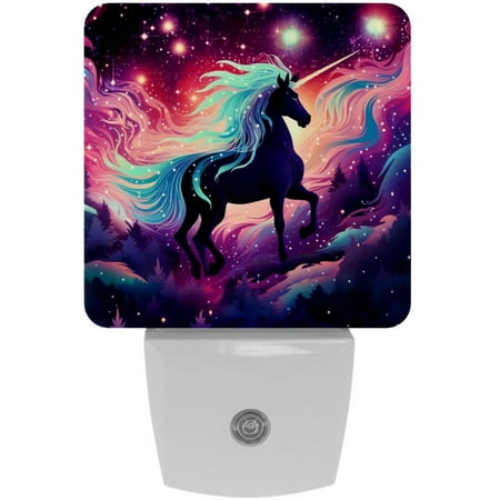 Star Unicorns LED Square Night Lights - Energy Efficient Plug-in Wall Lamp with Auto Sensor Soft Glow Illumination - for Bedroom Nursery Bathroom - Set of 2 White
Star Unicorns LED Square Night Lights - Energy Efficient Plug-in Wall Lamp with Auto Sensor Soft Glow Illumination - for Bedroom Nursery Bathroom - Set of 2 White