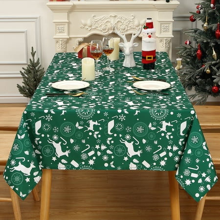 HOMERRY Rectangular Table Clothes Christmas Spillproof Fabric Tablecloth Waterproof Table Cover for Kitchen Dinning Table Green 52 x70
HOMERRY Rectangular Table Clothes Christmas Spillproof Fabric Tablecloth Waterproof Table Cover for Kitchen Dinning Table Green 52 x70