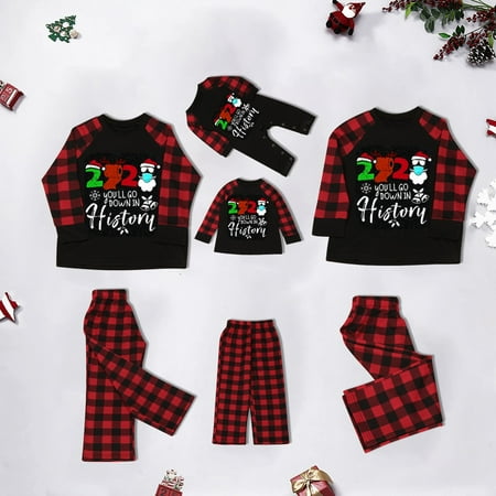 Tepsmf Christmas Pajamas For Family Christmas Women Mommy Printed Top+Pants Xmas Family Matching Pajamas Set Pajamas For Women Black
Tepsmf Christmas Pajamas For Family Christmas Women Mommy Printed Top+Pants Xmas Family Matching Pajamas Set Pajamas For Women Black
