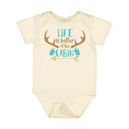 Inktastic Life is Better at the Cabin Deer Antlers Camping Gift Baby Boy or Baby Girl Bodysuit
Inktastic Life is Better at the Cabin Deer Antlers Camping Gift Baby Boy or Baby Girl Bodysuit