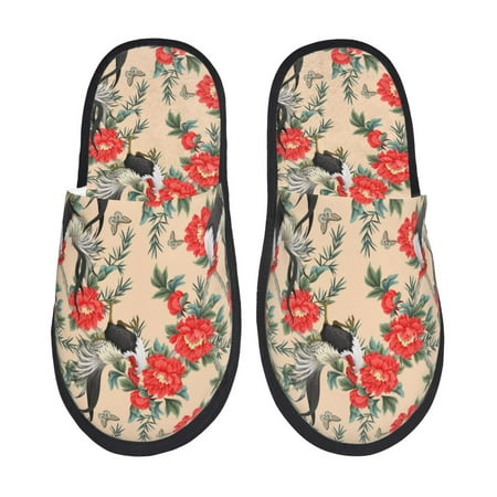 Disketp Roosters And Peonies Flowers Fuzzy House Memory Foam Slippers Furry Fur Lined Bedroom Shoes Cozy Indoor-Large
Disketp Roosters And Peonies Flowers Fuzzy House Memory Foam Slippers Furry Fur Lined Bedroom Shoes Cozy Indoor-Large
