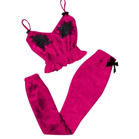 Lingerie Crotchless V-Neck Eyelash Beaded Stain Camisole Pajamas Bowknot Pants Nightgown Pink XXL
Lingerie Crotchless V-Neck Eyelash Beaded Stain Camisole Pajamas Bowknot Pants Nightgown Pink XXL