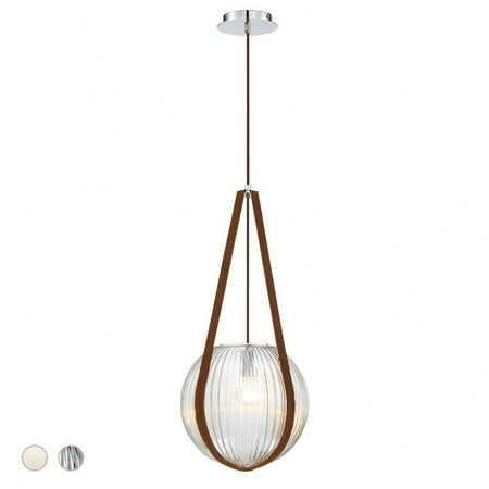 Eurofase Lighting - Rosemount - One Light Pendant-Chrome Finish-Clear Glass