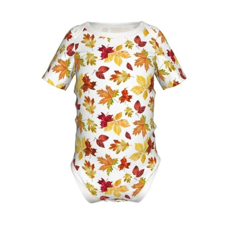 Coaee Autumn Leaves 1 for Soft Baby Short-Sleeve Bodysuit Baby Climbing Clothes Baby Girls Boys Bodysuit Romper-3 Months
Coaee Autumn Leaves 1 for Soft Baby Short-Sleeve Bodysuit Baby Climbing Clothes Baby Girls Boys Bodysuit Romper-3 Months