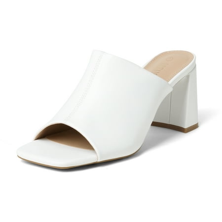 Dream Pairs Women High Chunky Block Heels Square Toe Heels Cute Slip-on Mules Shoes Open Toe Pumps Sandals SDHS2201W WHITE/PU Size 8
Dream Pairs Women High Chunky Block Heels Square Toe Heels Cute Slip-on Mules Shoes Open Toe Pumps Sandals SDHS2201W WHITE/PU Size 8