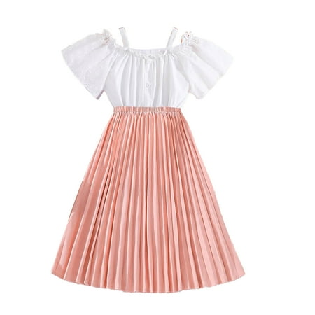 Baby Girl Outfits Spring and Summer Flying Sleeve Color Matching Cute Princess Dress Large Children Dress Baby Clothes for Girls
Baby Girl Outfits Spring and Summer Flying Sleeve Color Matching Cute Princess Dress Large Children Dress Baby Clothes for Girls