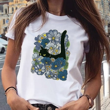 TZNBGO Women s Cats Graphic Tee Cute Women Plus Size Small Shirt Short Sleeve T-Shirt Blouse Tops Kitten Printed Top T-Shirt Shirt White S Sleeveless Tops For Women Bra Tops For Women Bab133575
TZNBGO Women s Cats Graphic Tee Cute Women Plus Size Small Shirt Short Sleeve T-Shirt Blouse Tops Kitten Printed Top T-Shirt Shirt White S Sleeveless Tops For Women Bra Tops For Women Bab133575
