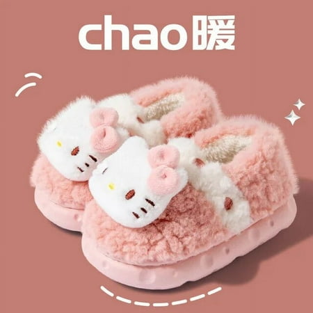 Hello Kitty Girl Cotton Slippers Fashion Sanrio Kuromi My Melody Cinnamoroll Plush Home Slippers Indoor Anti Slip Girls Shoes
Hello Kitty Girl Cotton Slippers Fashion Sanrio Kuromi My Melody Cinnamoroll Plush Home Slippers Indoor Anti Slip Girls Shoes
